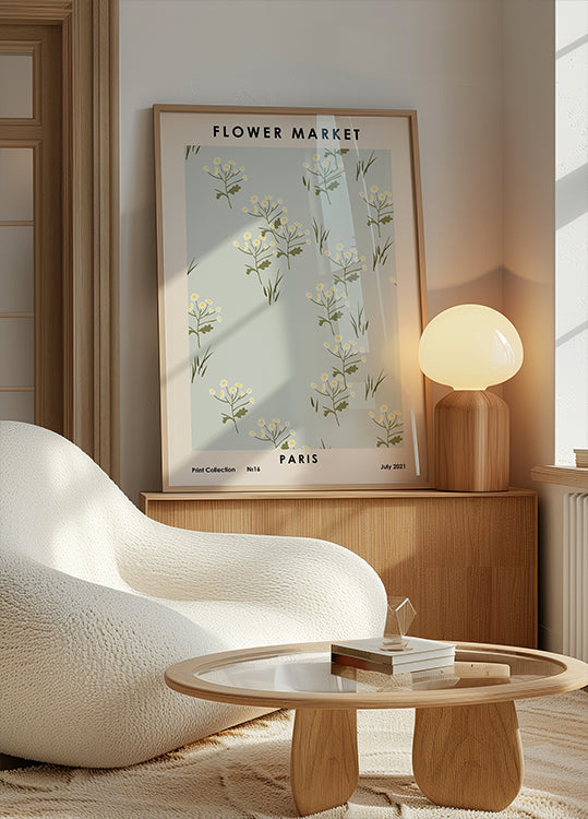Flower Market Paris Plakat - Posterbox