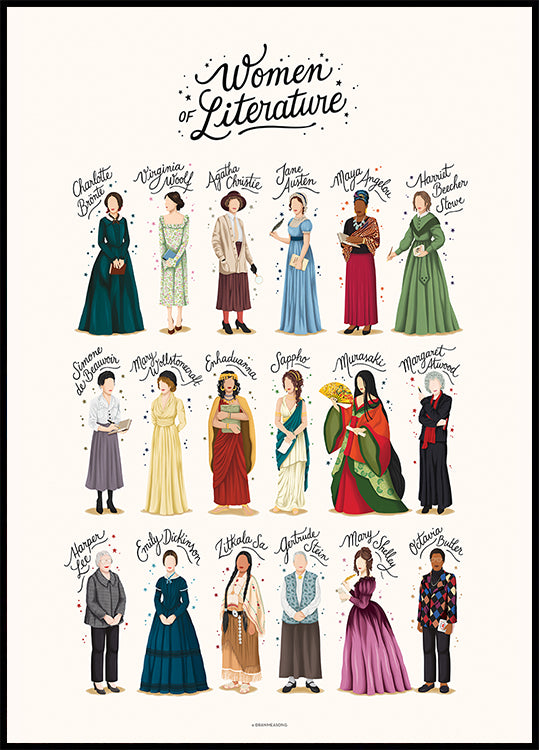 Women of Literature Plakat - Posterbox