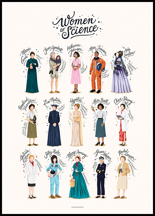Women of Science Plakat - Posterbox