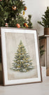 Vintage Christmas Tree Plakat - Posterbox