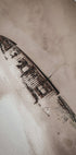 Altes Schiff am Strand Poster - Posterbox.dk
