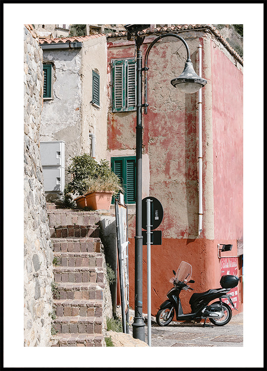Street scene Scilla, Italy - Posterbox