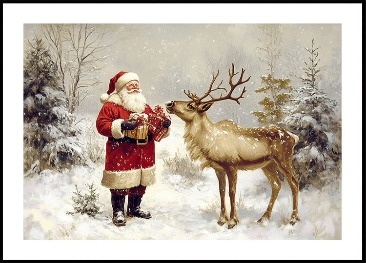 Pictufy Christmas Santa 2 Plakat - Posterbox