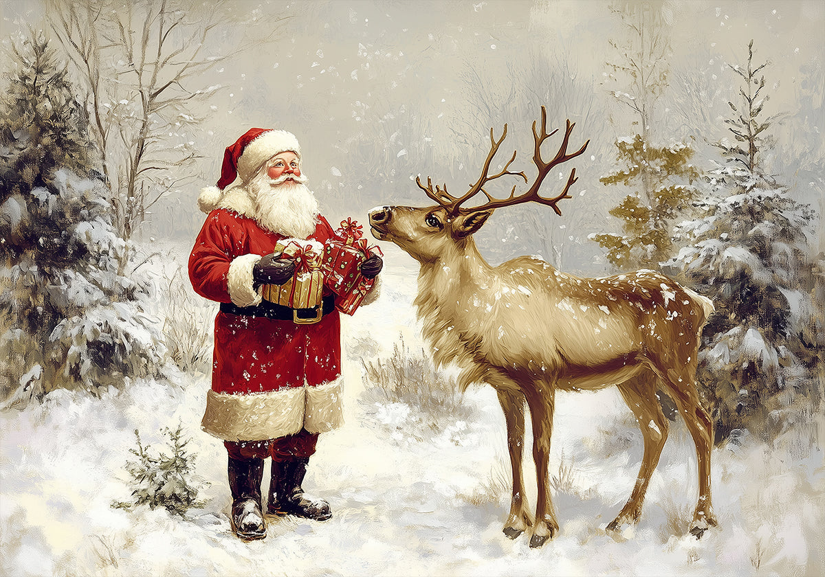 Pictufy Christmas Santa 2 Plakat - Posterbox