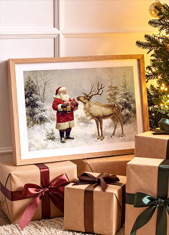Pictufy Christmas Santa 2 Plakat - Posterbox