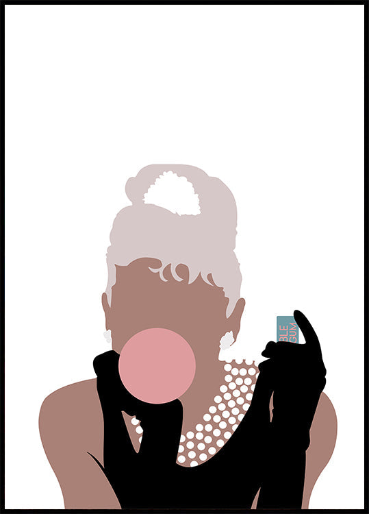 Bubblegum Girl Plakat - Posterbox