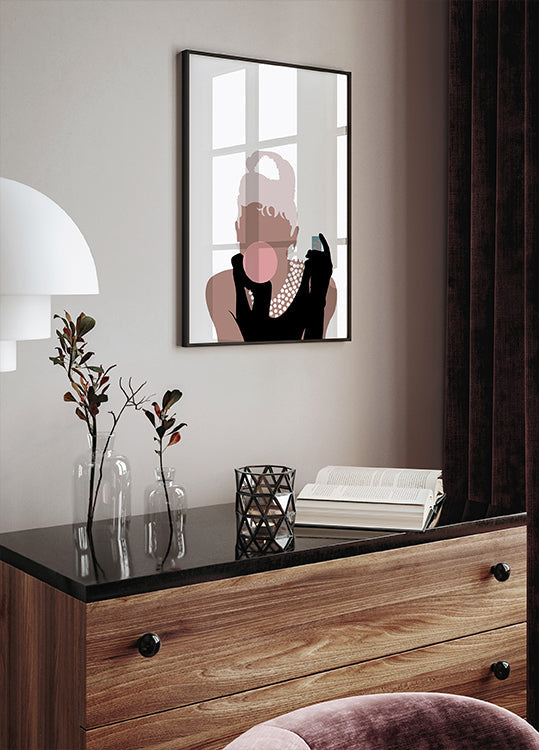 Bubblegum Girl Plakat - Posterbox