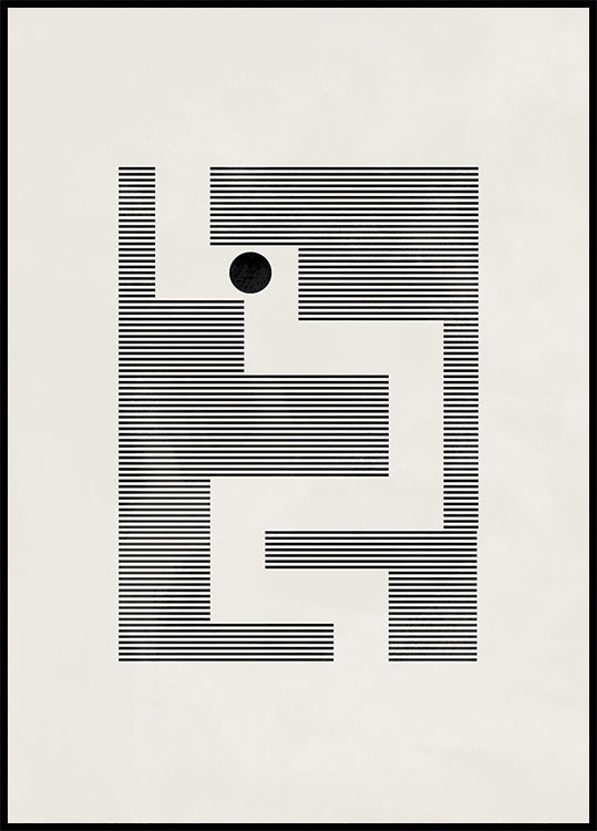 Minimalist maze - Posterbox