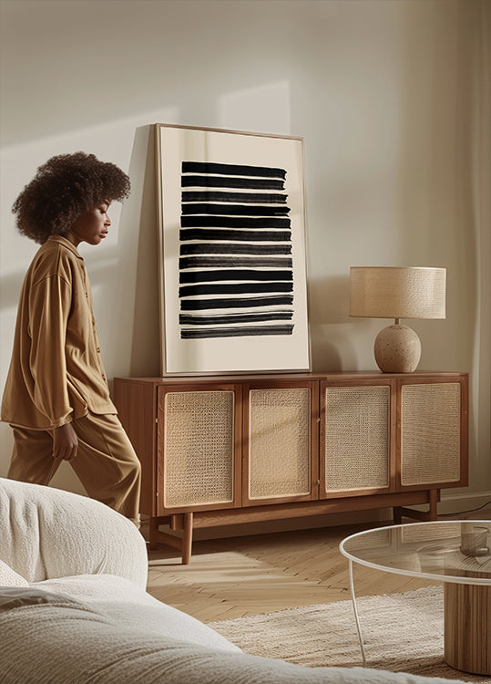 Stripes_Beige - Posterbox