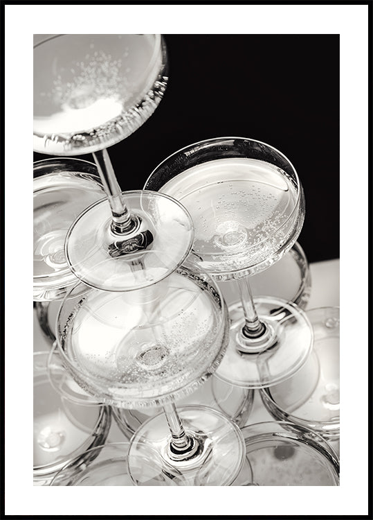 Champagne tower_5 Plakat - Posterbox