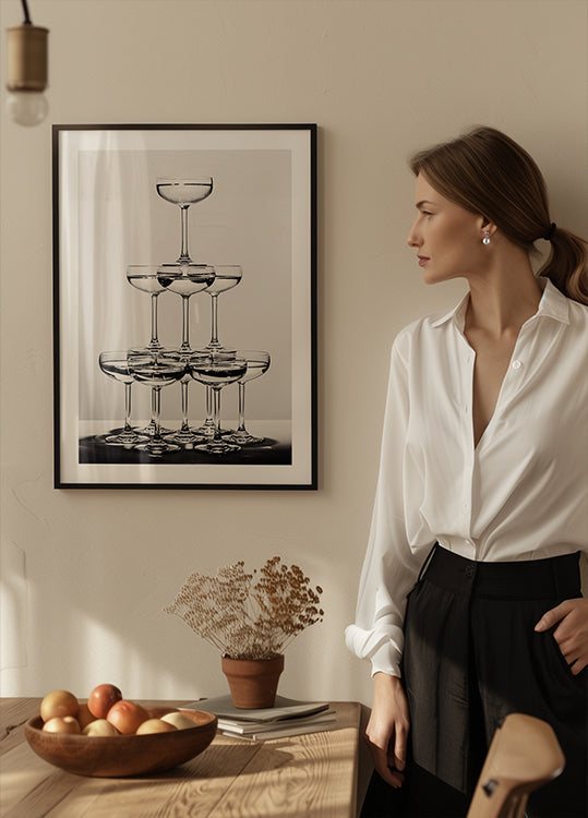 Champagne tower_6 Plakat - Posterbox