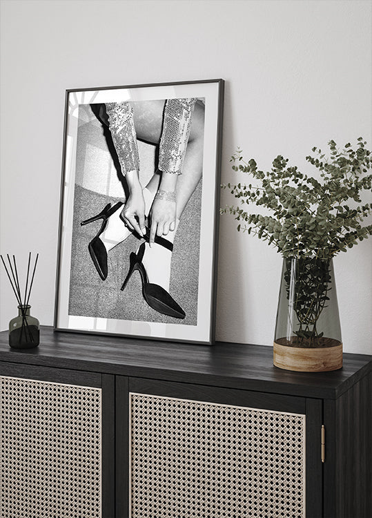 Disco Feet B&w - Posterbox