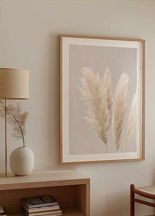 Pampas Grass Grey 02 - Posterbox