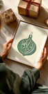 Woodcut Bauble Plakat - Posterbox
