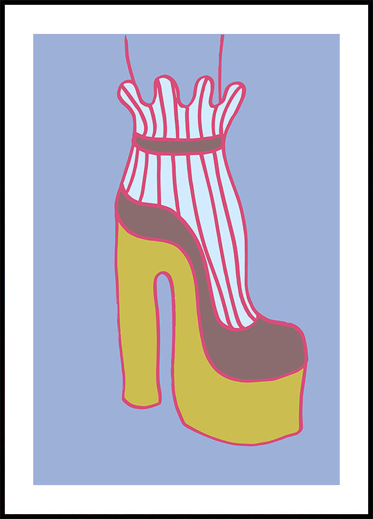 Yellow Heel 01 - Posterbox