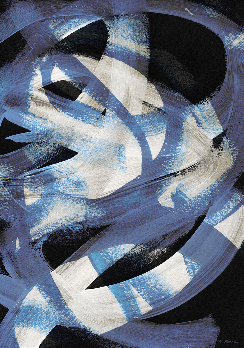 Abstrakte Pinselstriche 128 Poster