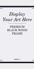 Premium Wood frame Nielsen Black - Posterbox