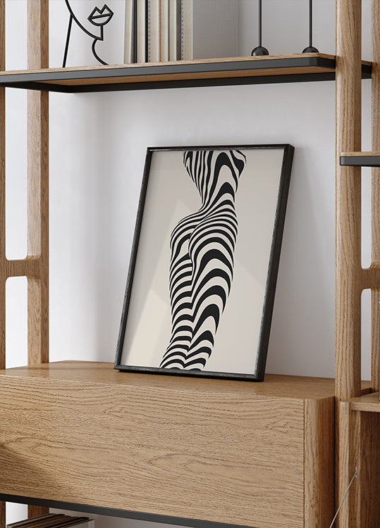 Abstraktes Frauenfigur-Poster - Posterbox.dk