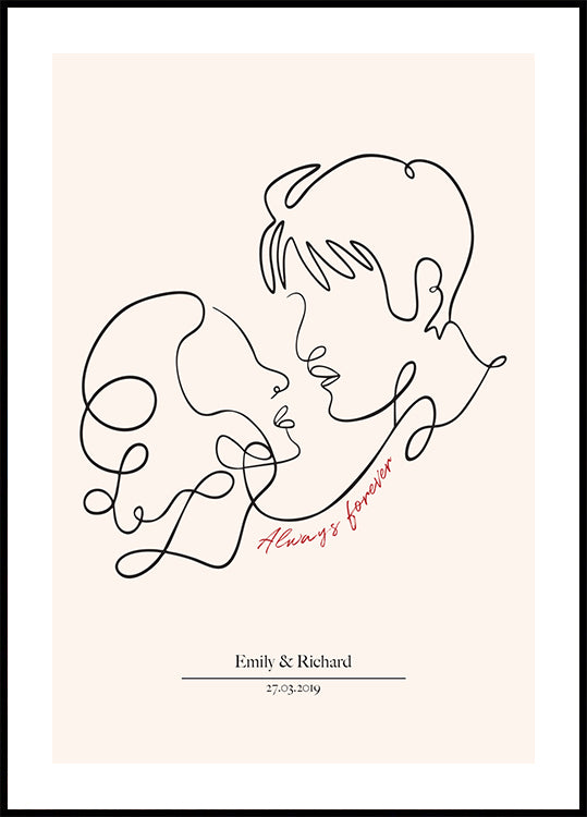 Poster „Always Forever“ - Posterbox.dk