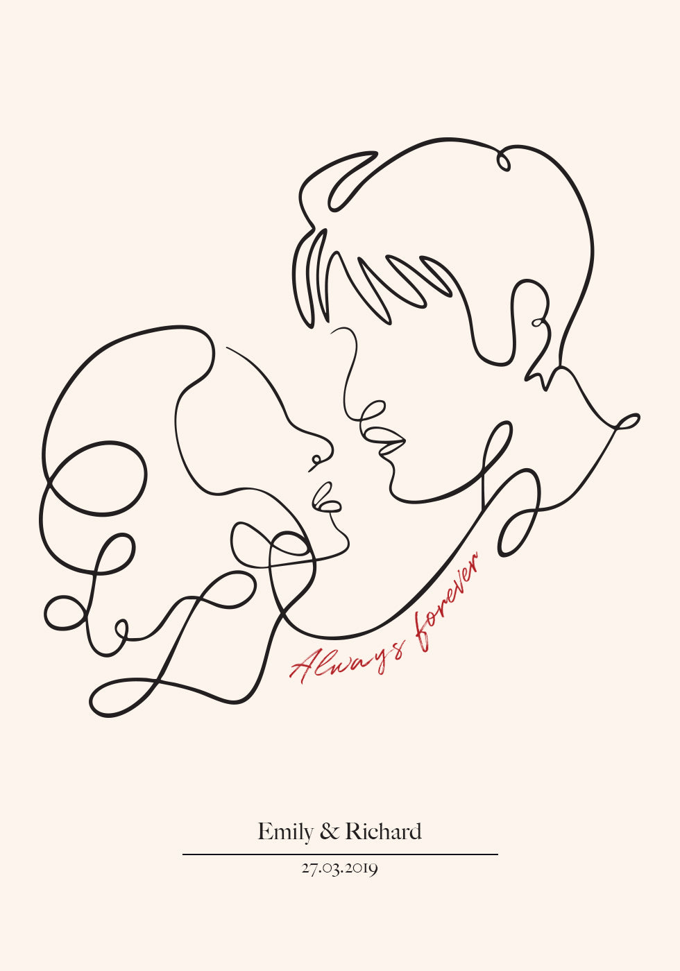 Poster „Always Forever“ - Posterbox.dk