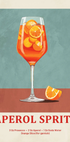 Aperol Spritz Cocktail-Rezept-Poster - Posterbox.dk
