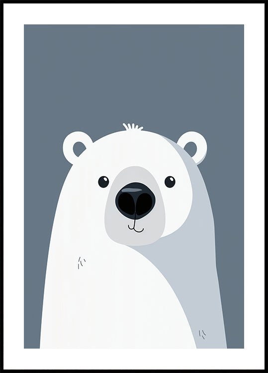 Poster „Arctic Smile, Eisbär“ – Posterbox.dk