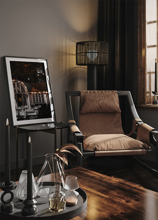 Herbstcafé in Stockholm Poster - Posterbox.dk