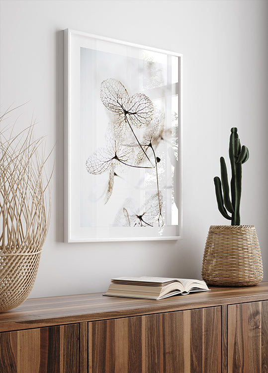 Herbstgetrocknete Blätter Nr. 3 Poster - Posterbox.dk