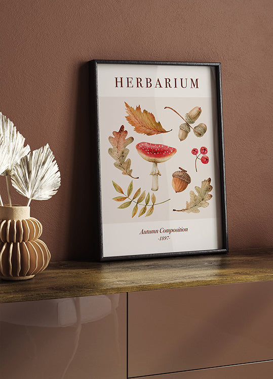 Herbst-Herbarium-Poster - Posterbox.dk