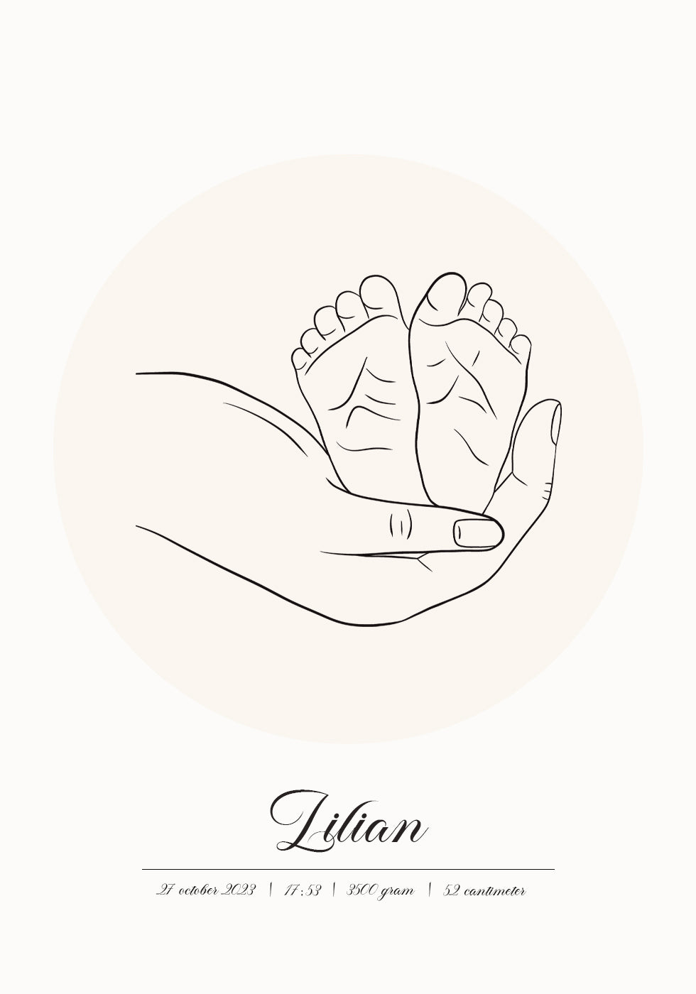 Baby Born personalisiertes Poster - Posterbox.dk