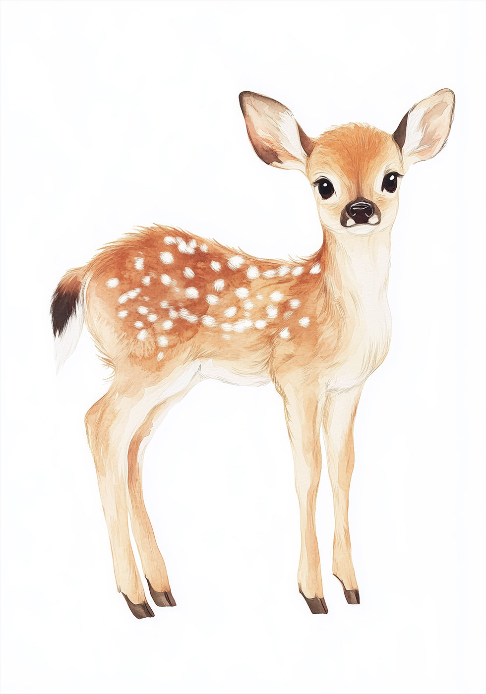 Poster „Baby Deer With Spots“ - Posterbox.dk