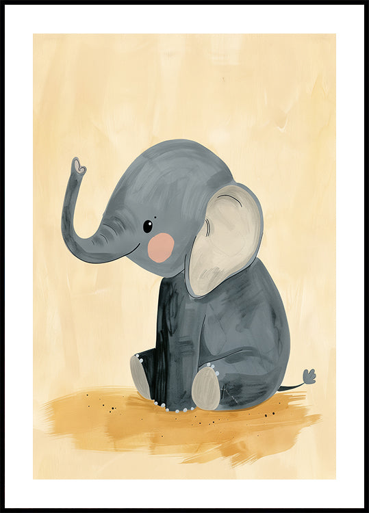 Baby-Elefant-Poster - Posterbox.dk