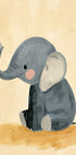 Baby-Elefant-Poster - Posterbox.dk