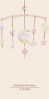 Baby-Mobile, Pastell-Kinderzimmer-personalisiertes Poster - Posterbox.dk