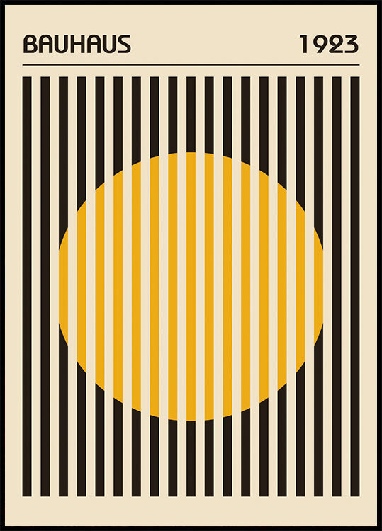 Bauhaus Circle Poster - Posterbox.dk