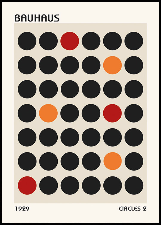 Bauhaus Circles 2 Poster - Posterbox.dk