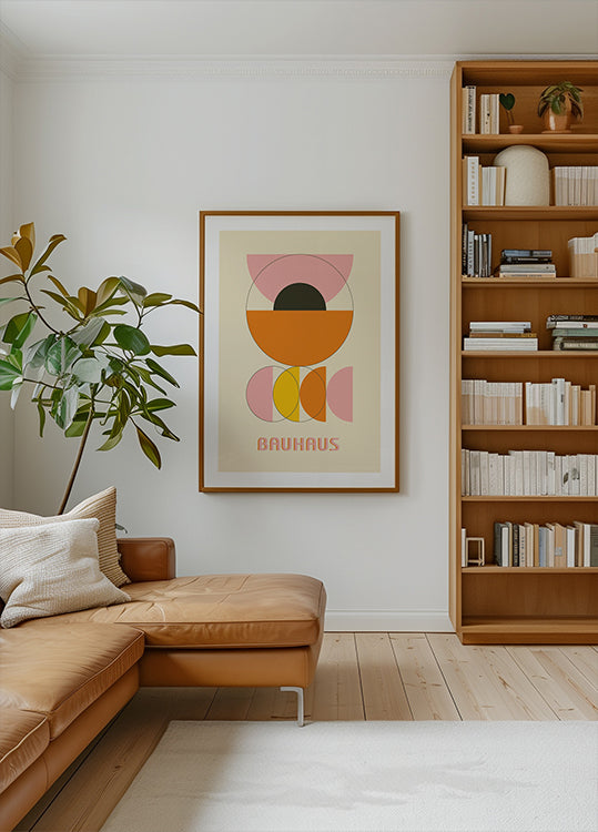 Bauhaus Color Shapes No.4 Poster - Posterbox.dk