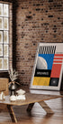 Buntes Bauhaus-Poster - Posterbox.dk