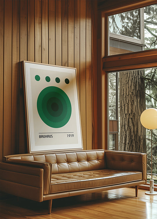 Bauhaus Colors Green Poster - Posterbox.dk