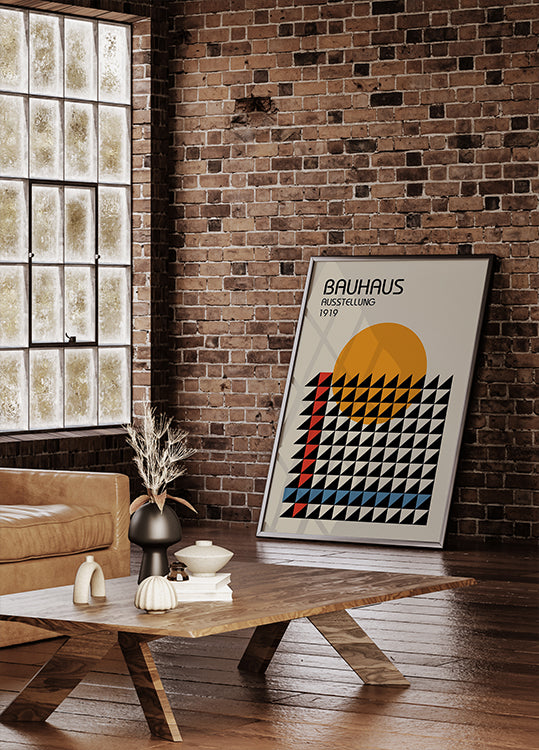 Bauhaus-Ausstellungsplakat - Posterbox.dk