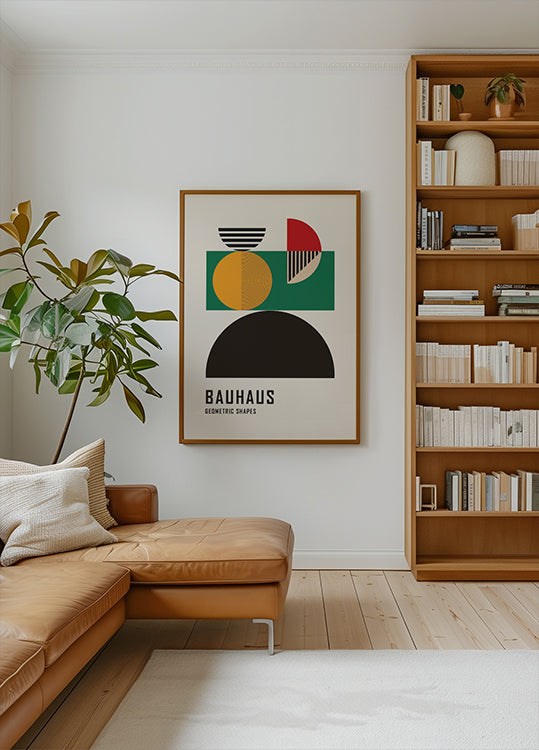 Bauhaus Geometrische Formen Nr. 4 Poster - Posterbox.dk