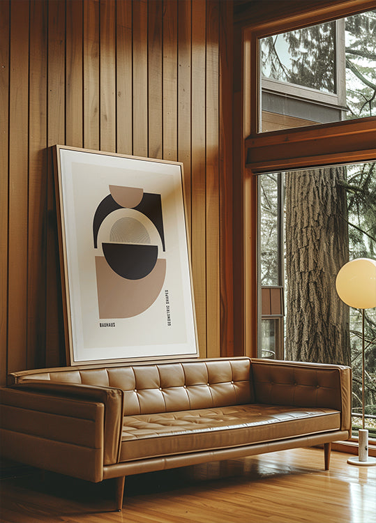 Bauhaus Geometrische Formen Nr. 1 Poster - Posterbox.dk
