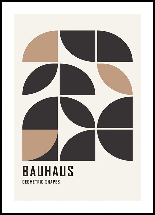 Bauhaus Geometrische Formen Nr.2 Poster - Posterbox.dk
