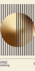 Bauhaus Golden Gradient Poster - Posterbox.dk