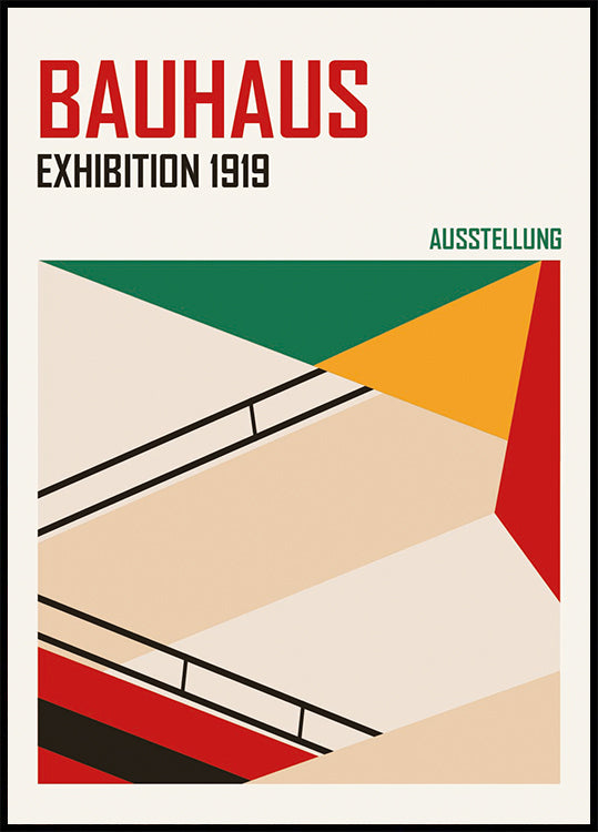 Bauhaus-Treppenplakat - Posterbox.dk