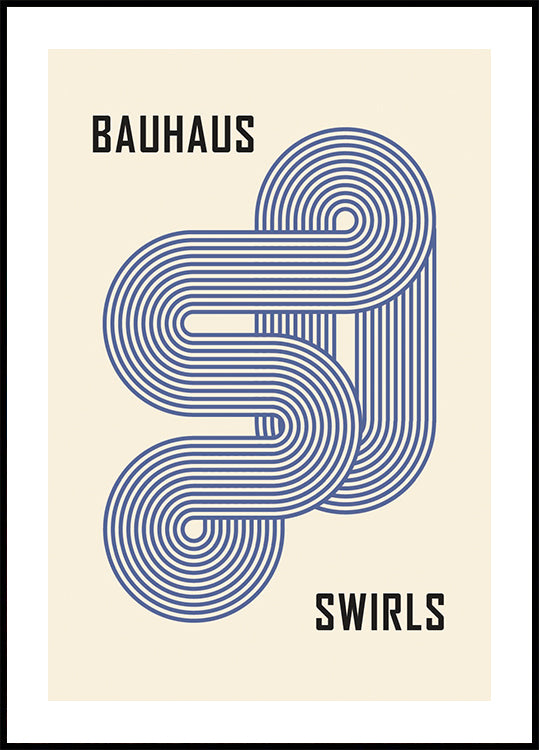 Bauhaus-Swirls-Poster - Posterbox.dk