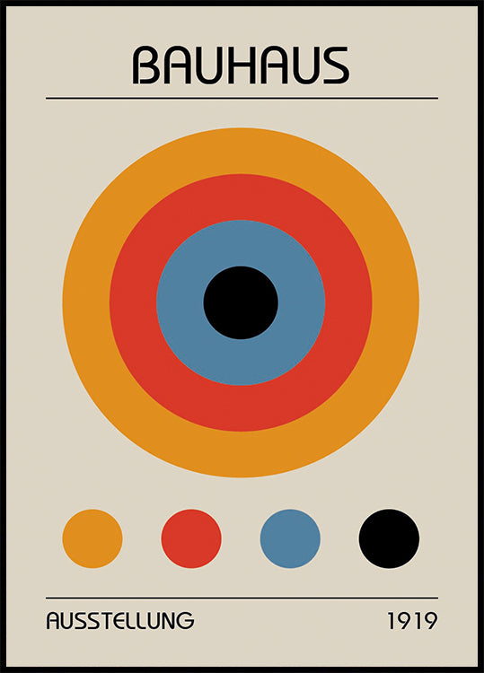 Bauhaus Target Poster - Posterbox.dk