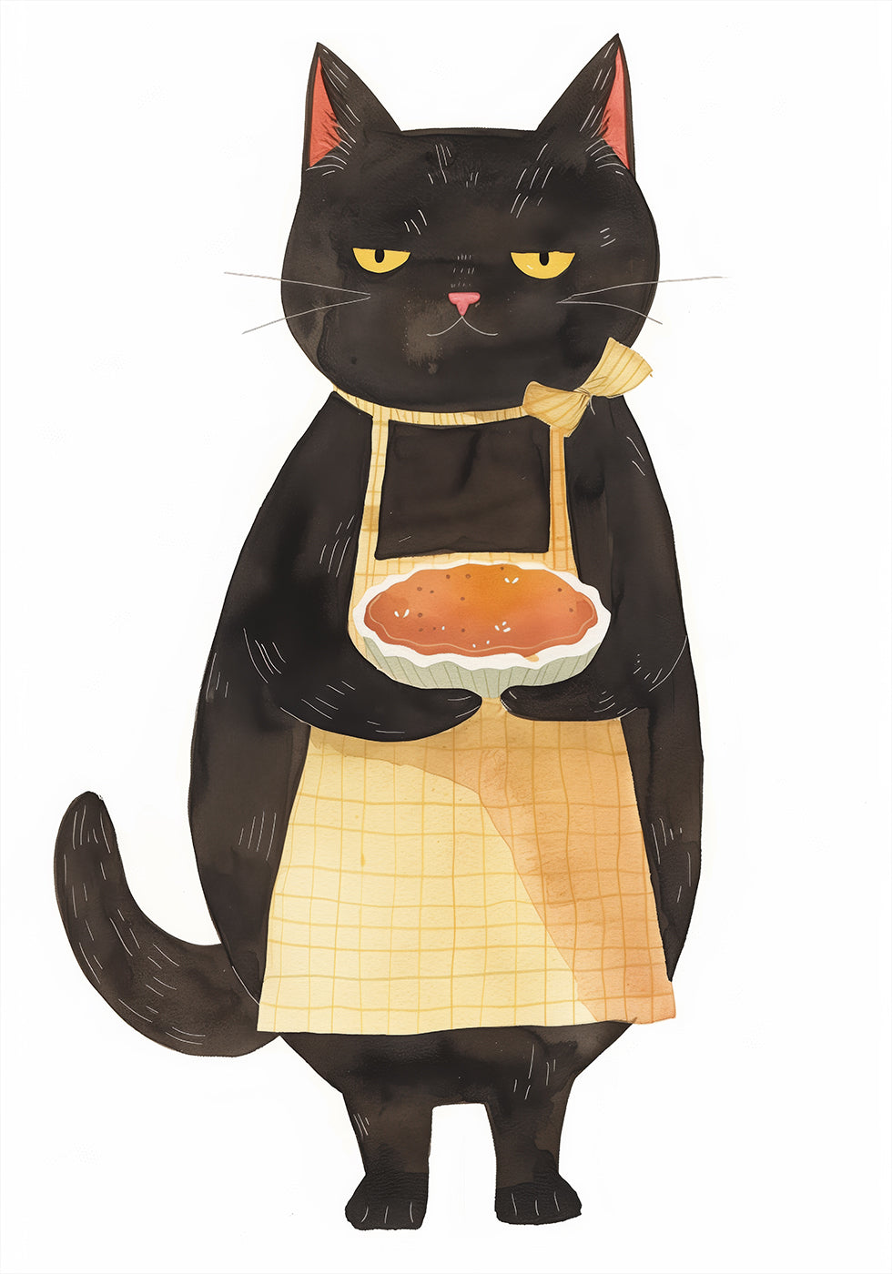 Black Cat Baker Poster - Posterbox.dk