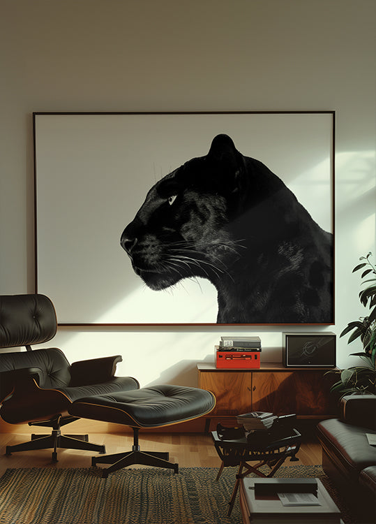 Black Panther Profile Plakat - Posterbox