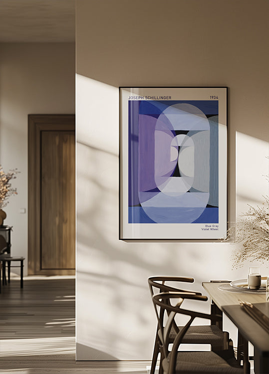 Blaugraues violettes Rad, Joseph Schillinger Poster - Posterbox.dk